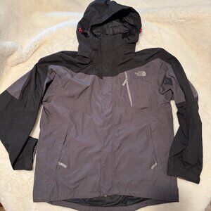 The North Face Hyvent Black Gray Jacket - Men's Large